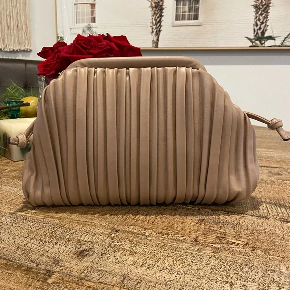 Faux Leather Clutch Bag - Picture 3 of 9